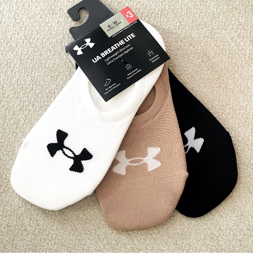 Under Armour Women's Breathe Lite Ultra Low Socks